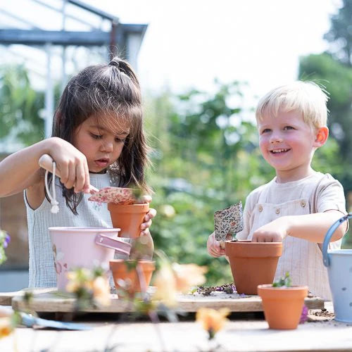 Fairy Garden Garden Pink Bucket