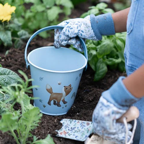 Forest Friends Blue Garden Bucket