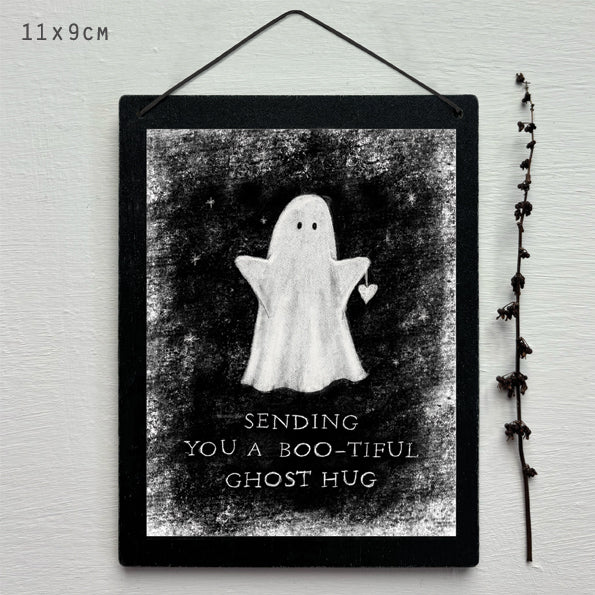 Sending You A Boo-Tiful Ghost Hug Sign