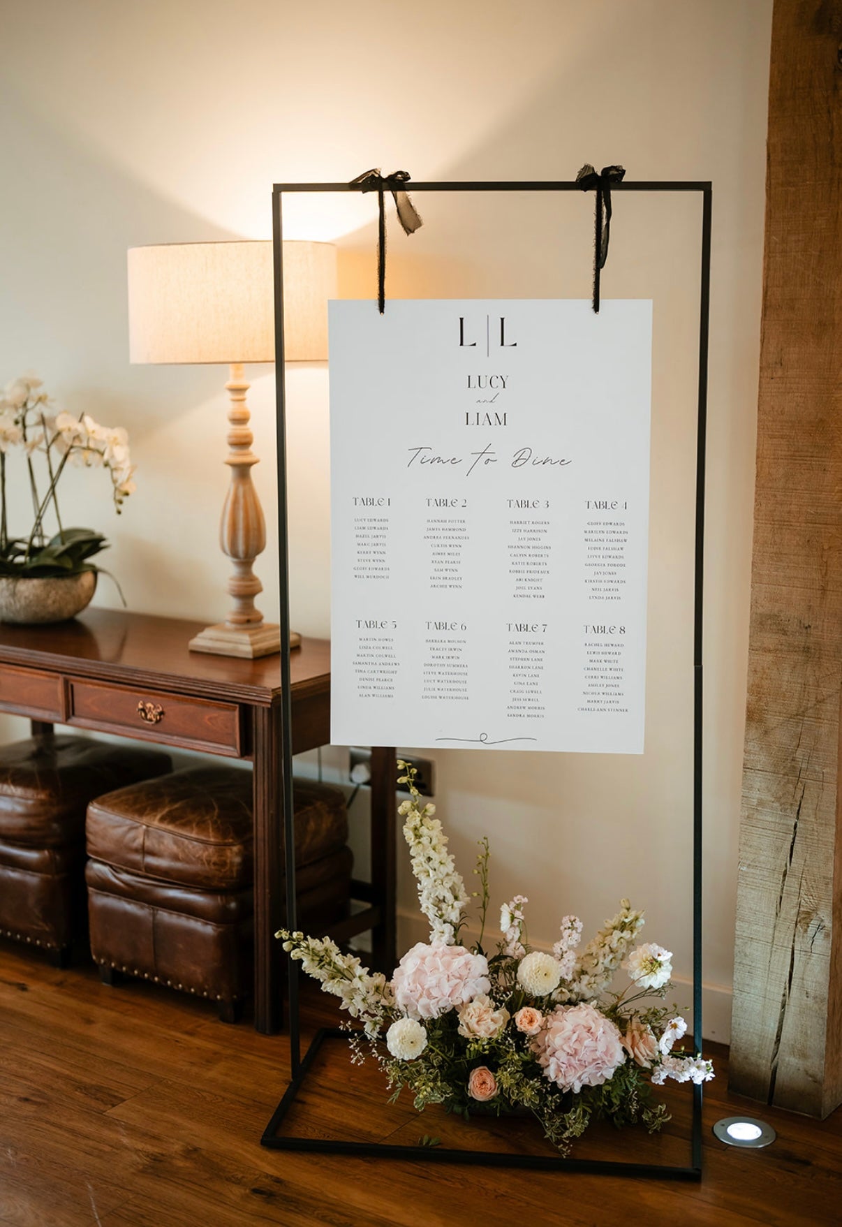 Hire Black metal stand