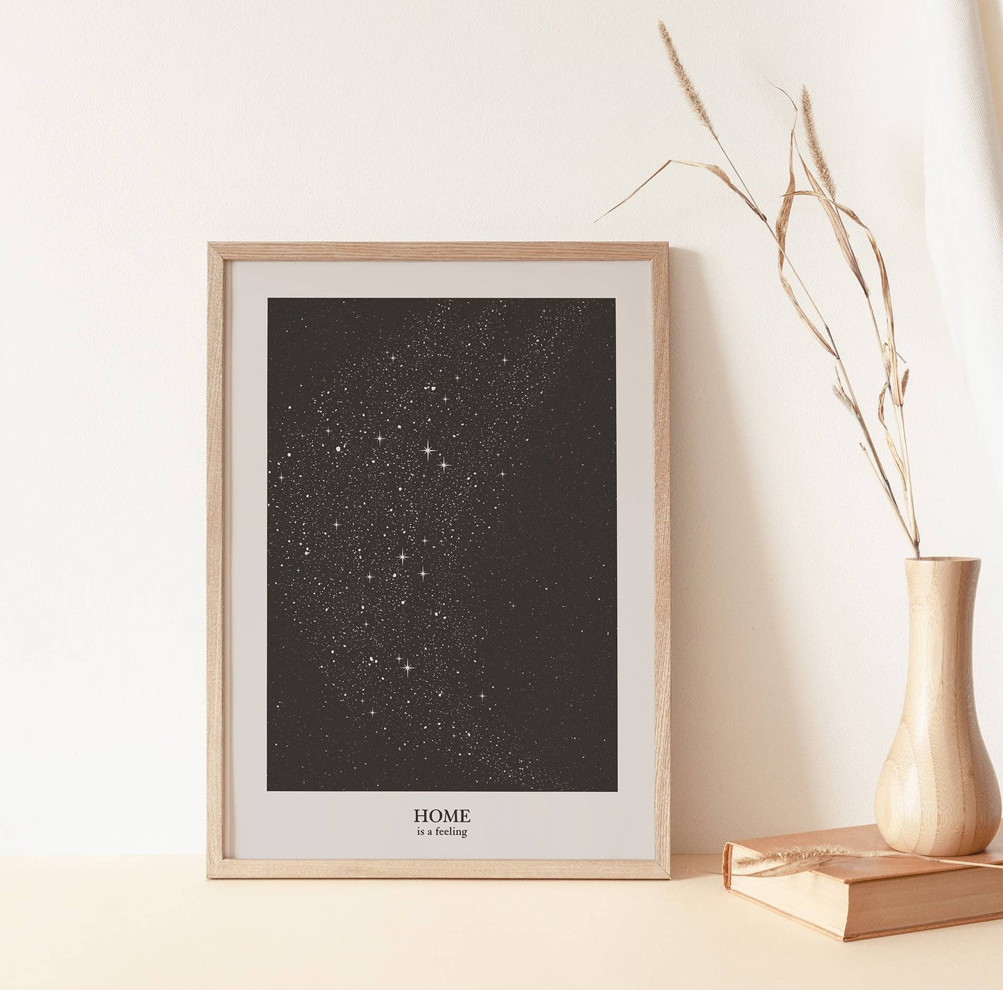 Home Is A Feeling A4 Print