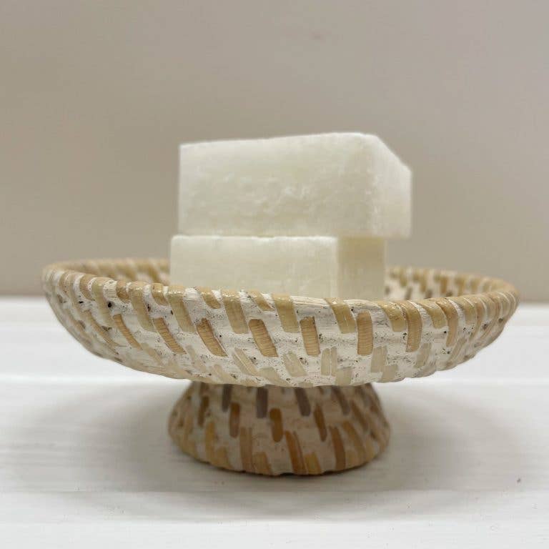 Rattan Footed Bowl