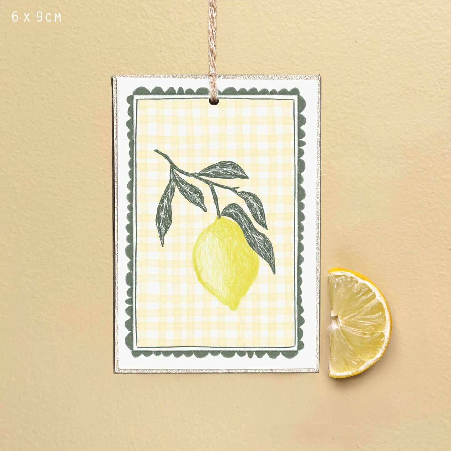 Lemon Fruit Tag