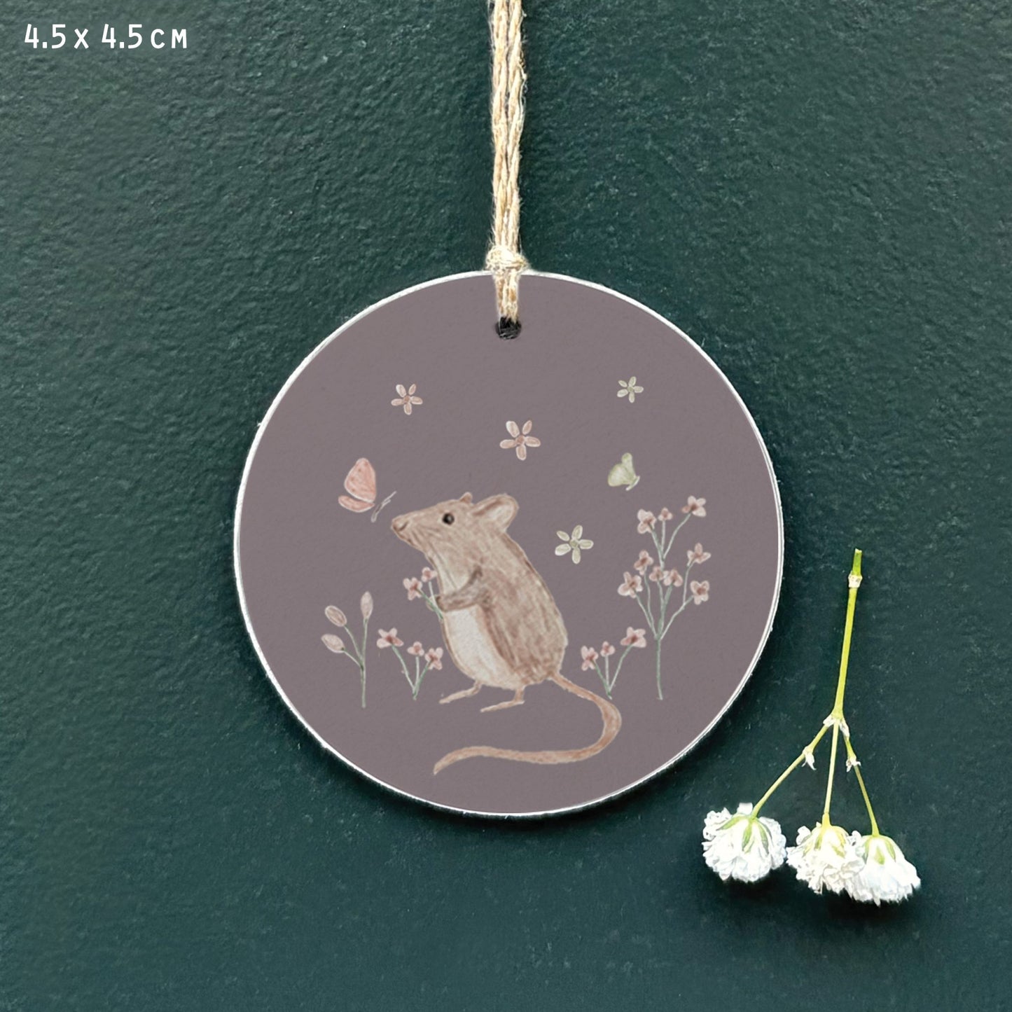 Mouse Meadow Friend Tag