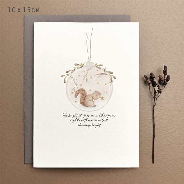 Brightest Stars Squirrel Card