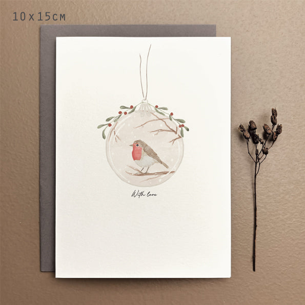 With Love Robin Card