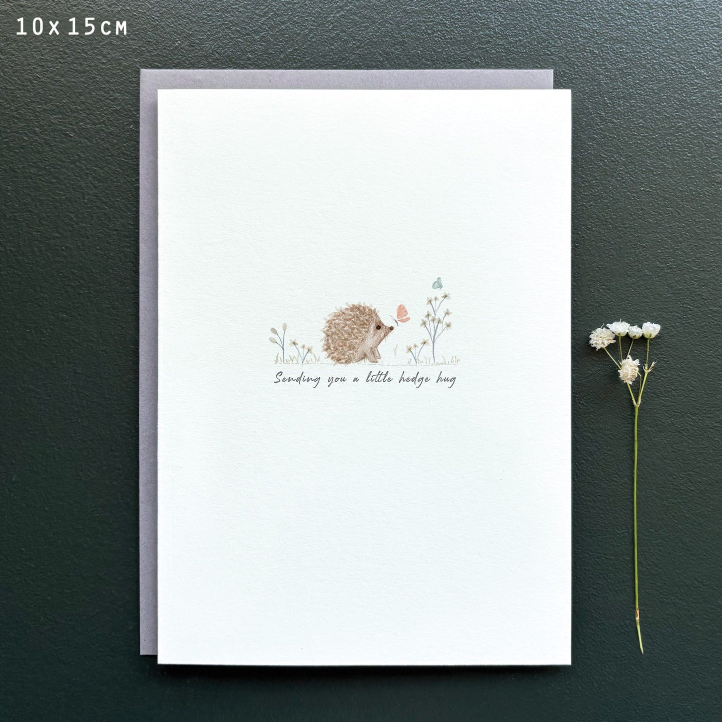 Hedge Hug Meadow Card