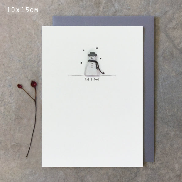 Let It Snow Woodland Card