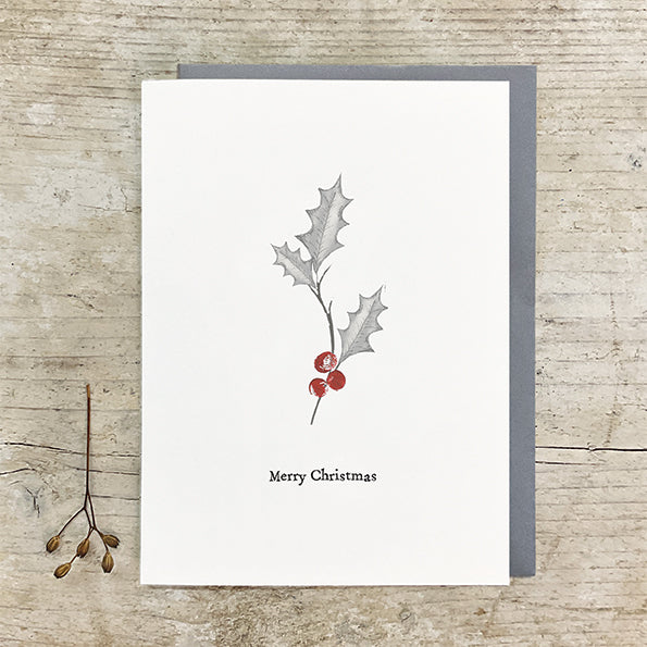 Holly Card