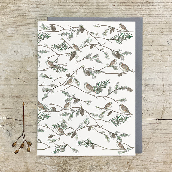 Sparrow and Fir Card