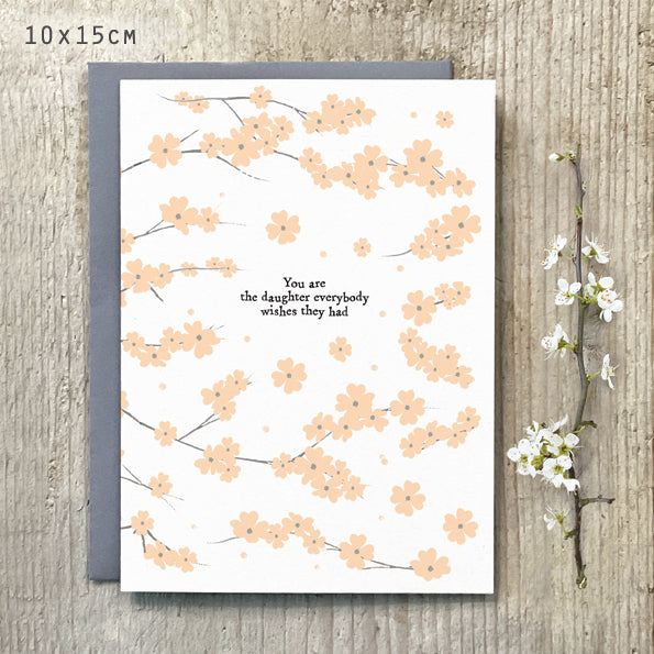 Daughter Blossom Card