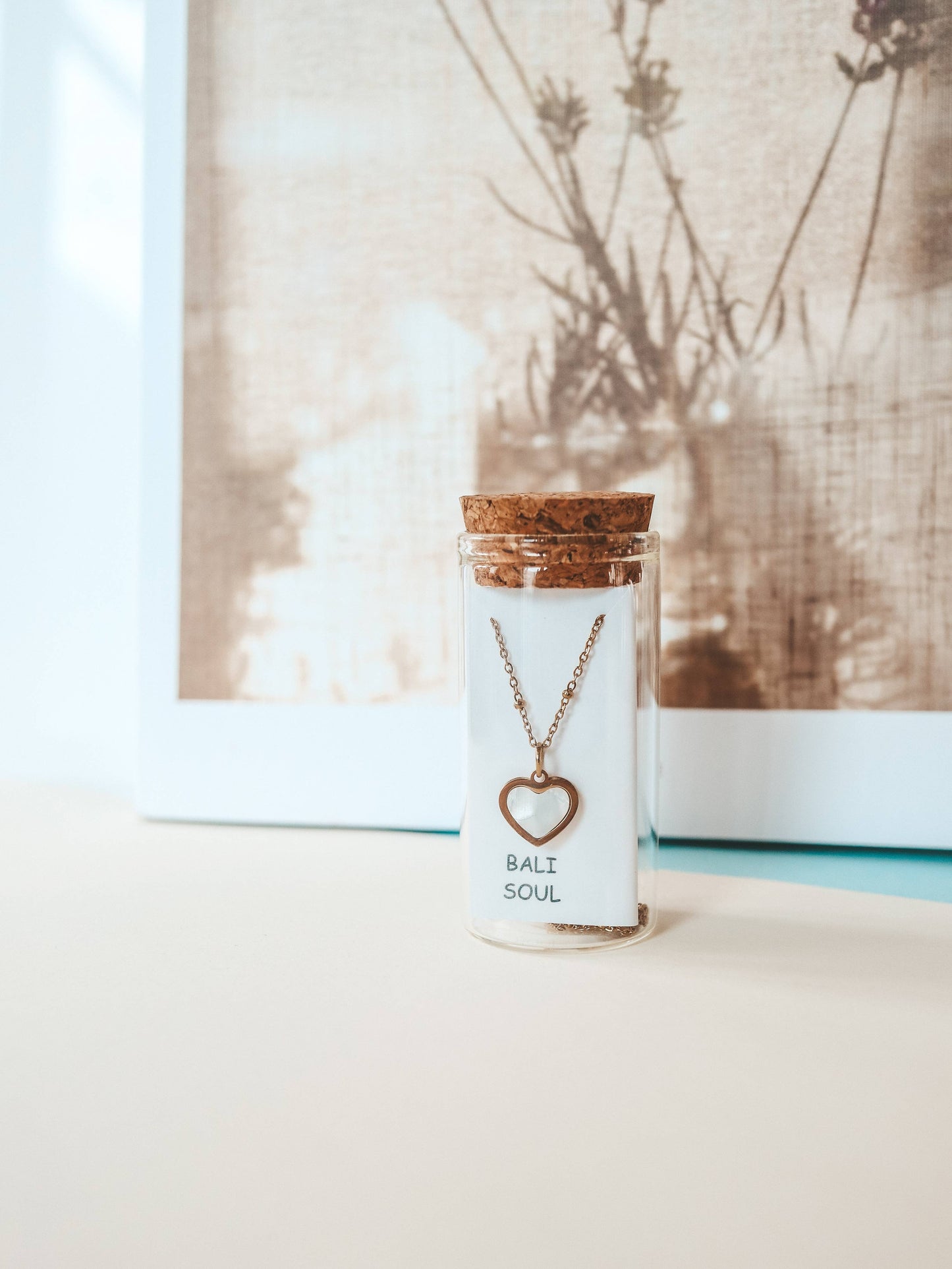 Mother of Pearl Heart Pendant Necklace