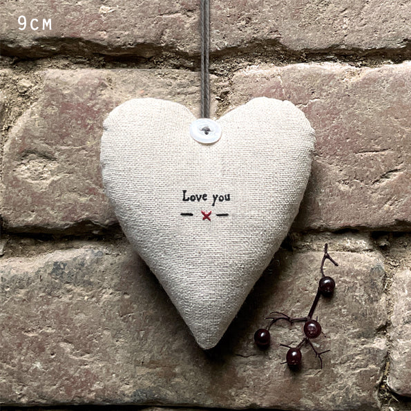 Love You Linen Heart