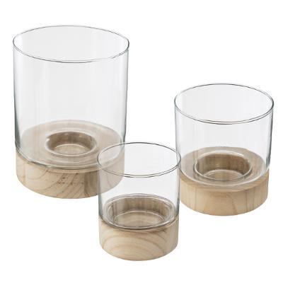 Glass Hurricane Lanterns