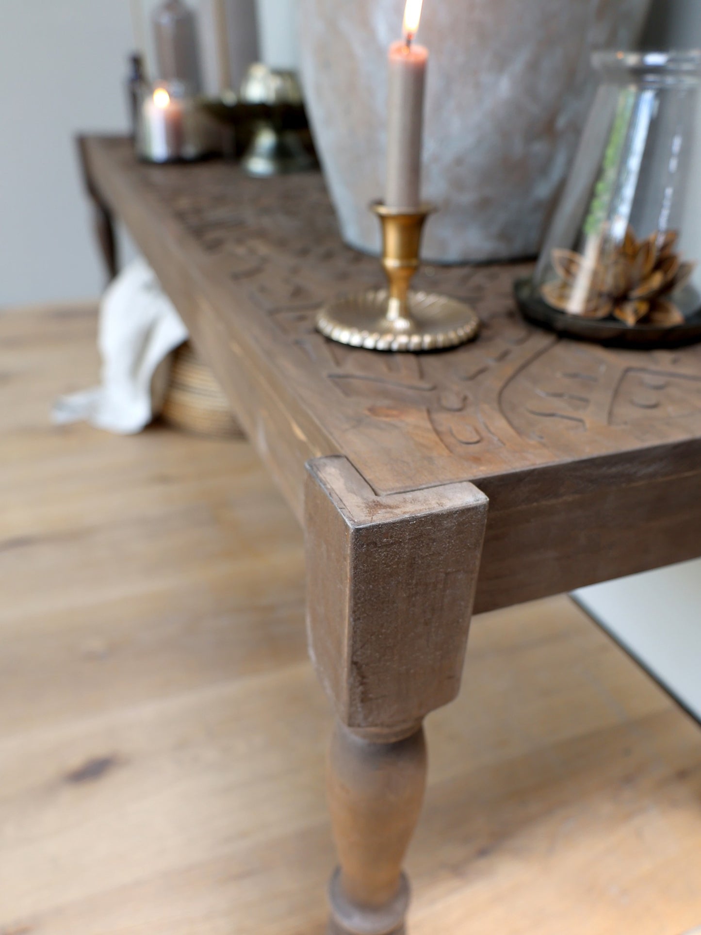 Carved Bench