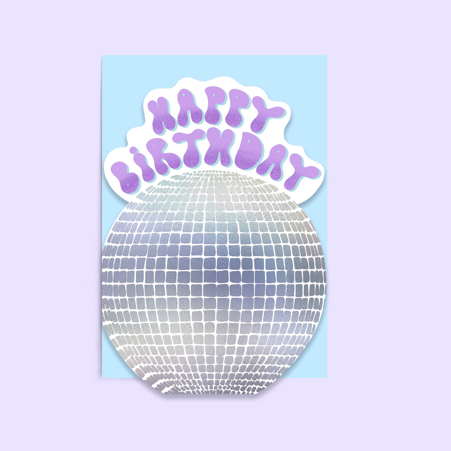 Disco Ball Birthday Card