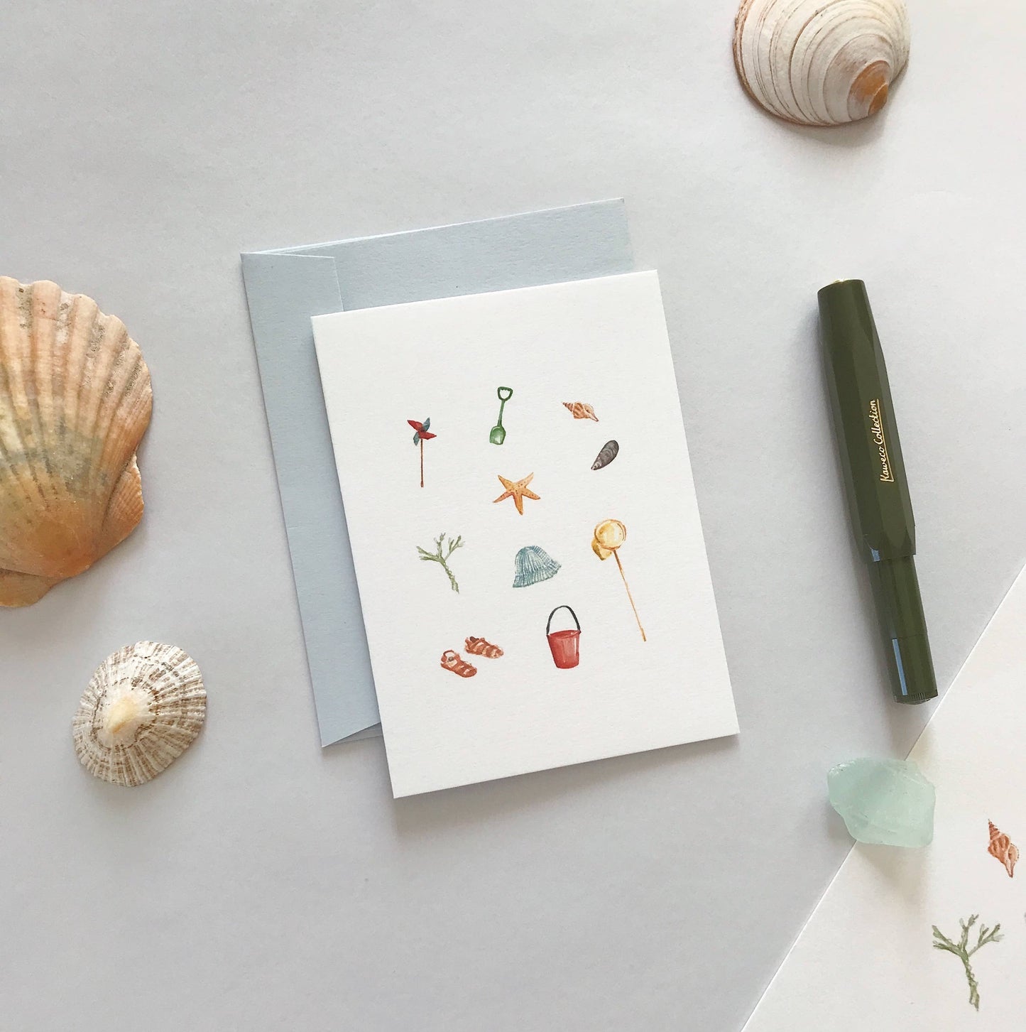 Seaside Midi Card