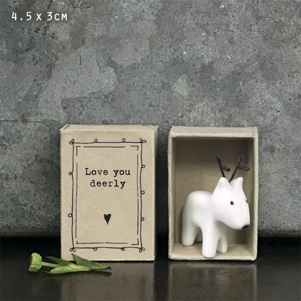 Love You Deerly Matchbox