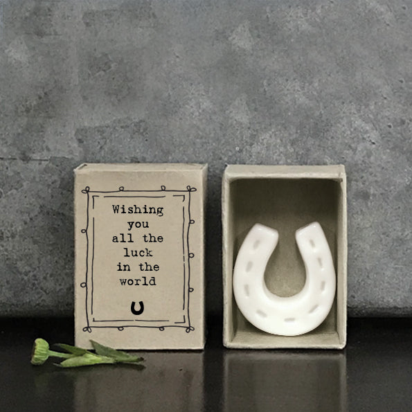 Wishing you luck Matchbox