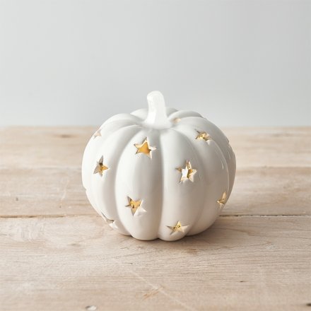 Ceramic Pumpkin Tea Light