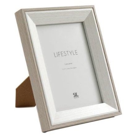 Antique White Photo Frame