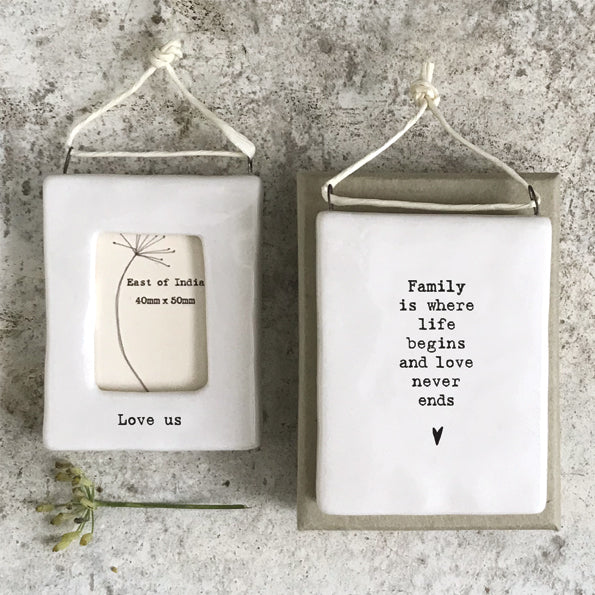 Love us Mini Hanging Frame-
