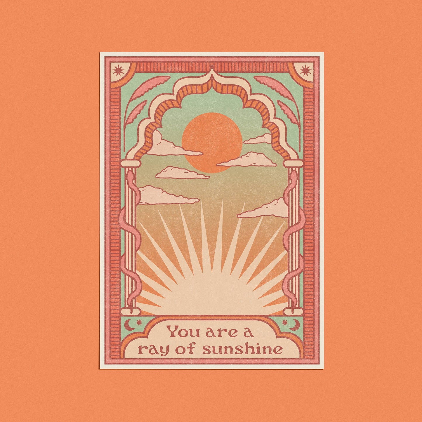 You Are A Ray Of Sunshine Card