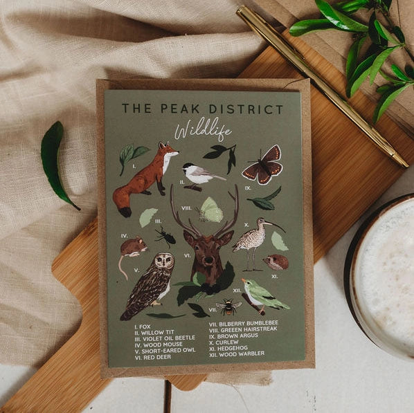 The Peak District Wildlife Card
