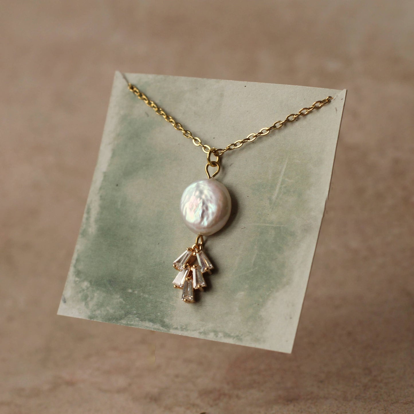 Art Deco Pearl Necklace