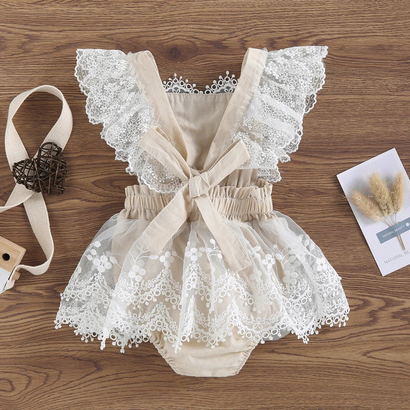 Aurora Lace Romper