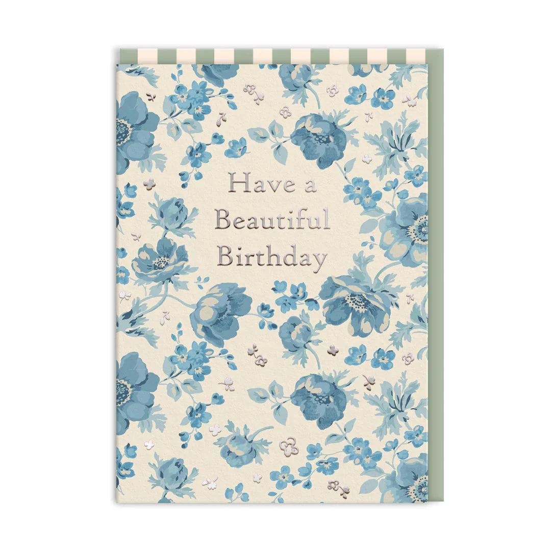 Blue Anenome Beautiful Cath Kidston Birthday Card