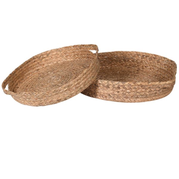 Water Hyacinth Woven Trays