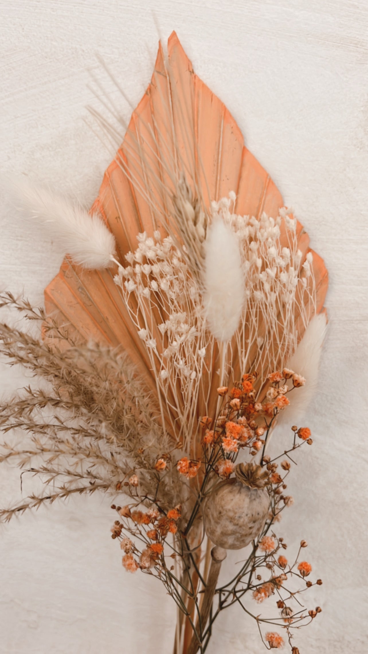Coral Mist Cake Topper