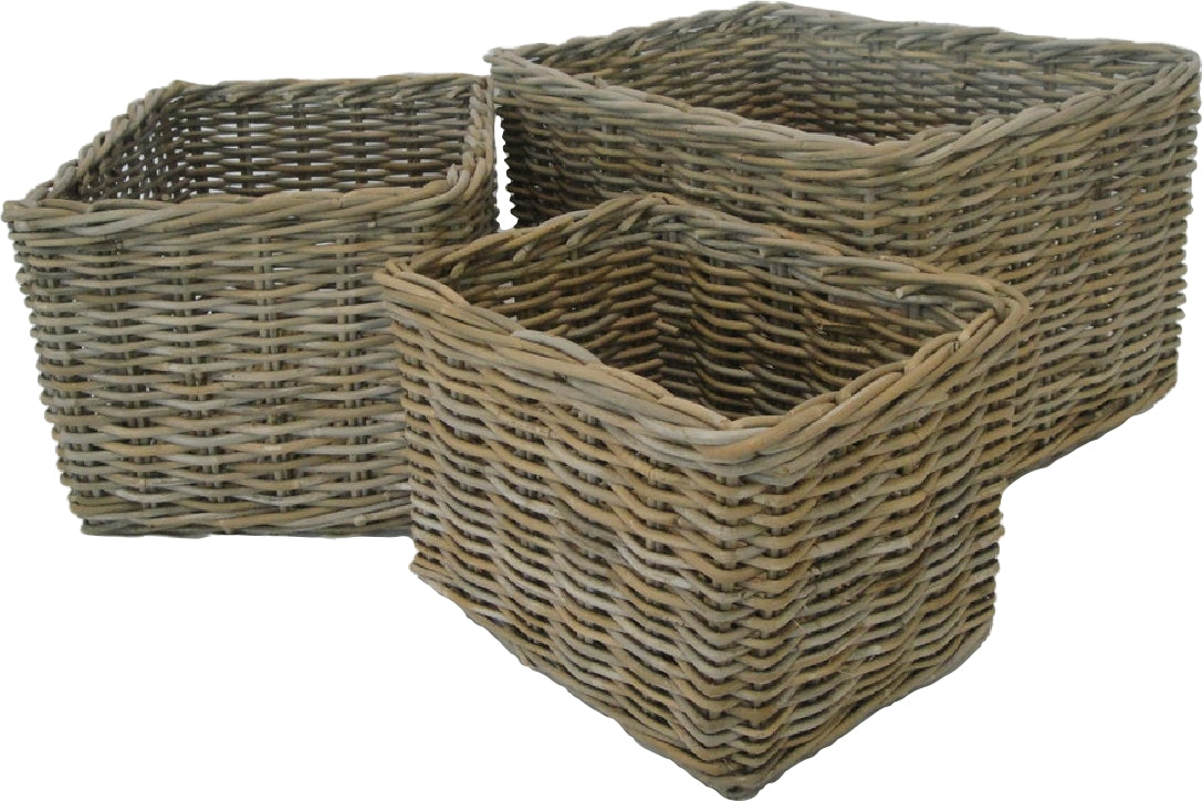 Rectangle Rattan Baskets