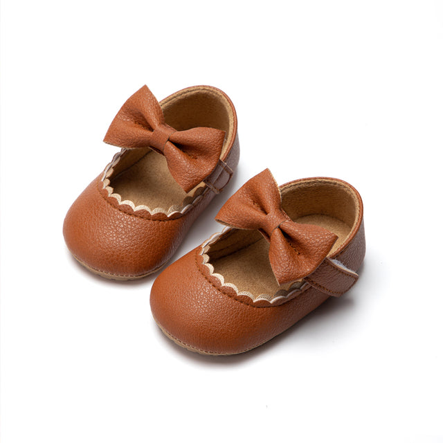 Pram Shoes with Bow