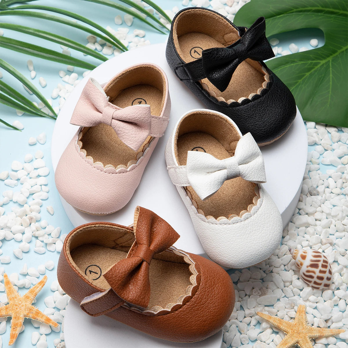 Pram Shoes with Bow