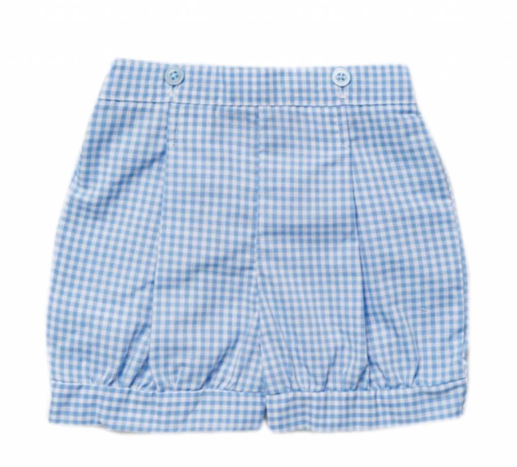 Smocked Top and Check Shorts