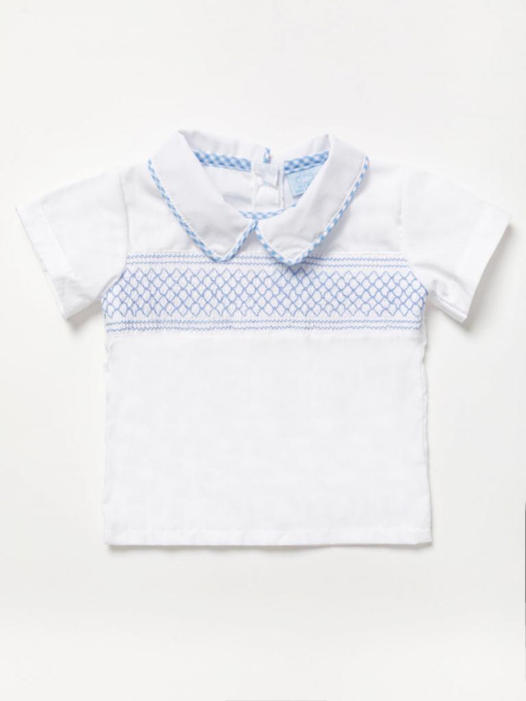 Smocked Top and Check Shorts