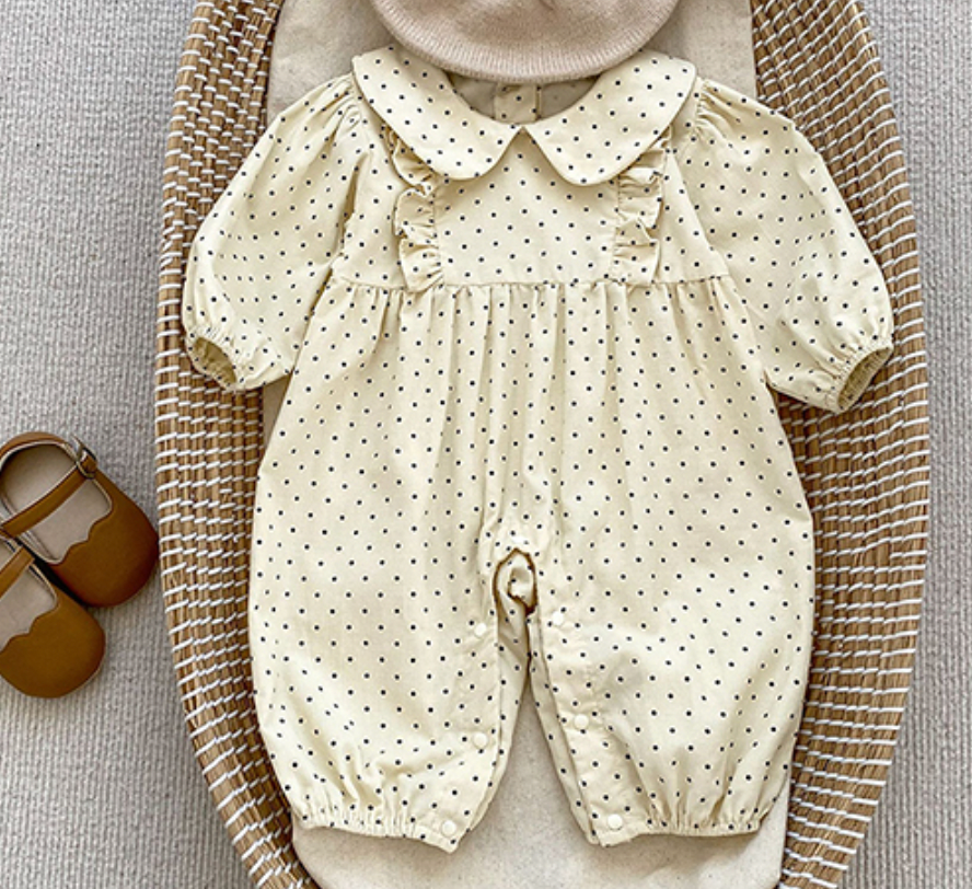 Dotty Corduroy Romper