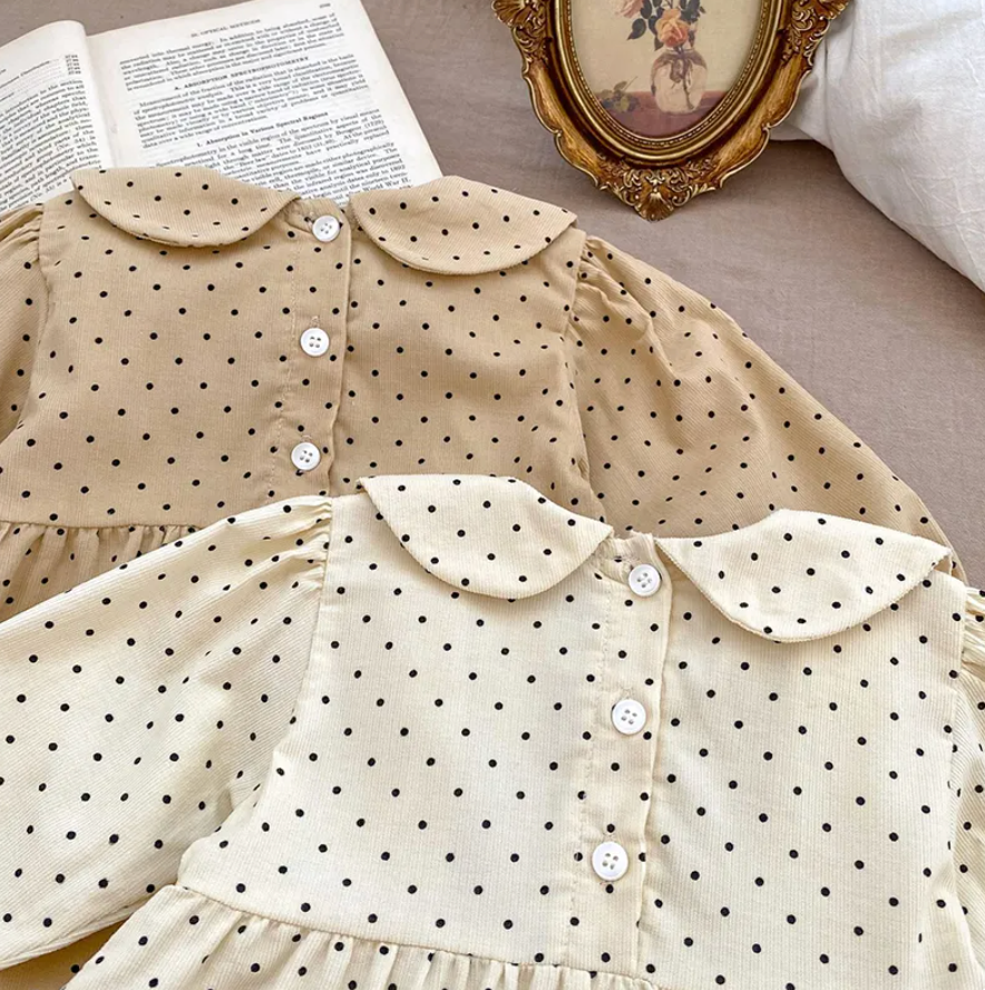 Dotty Corduroy Romper