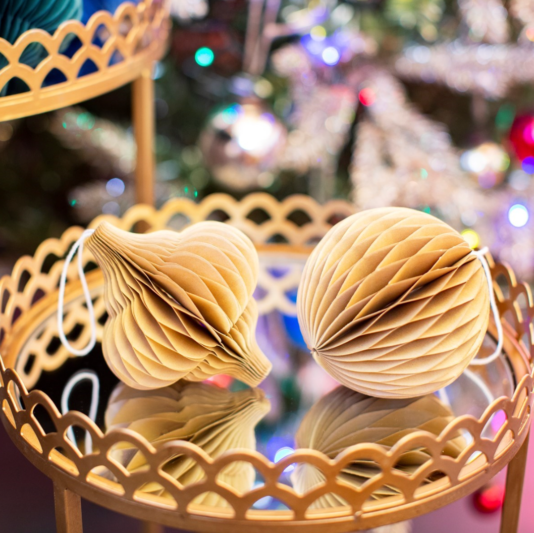 Kraft Paper Honeycomb Hanging Decoration