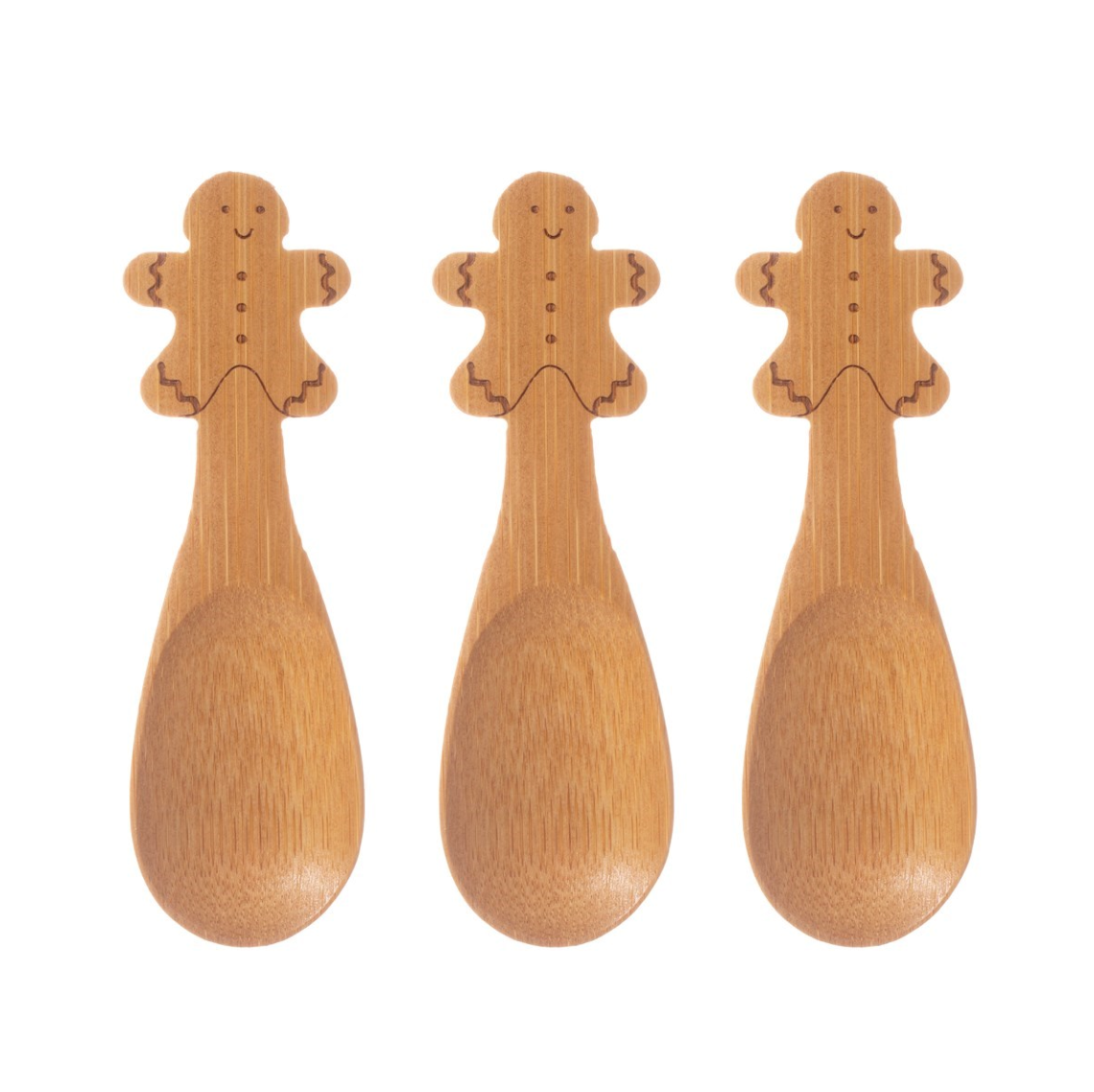 Gingerbread Bamboo Spoons
