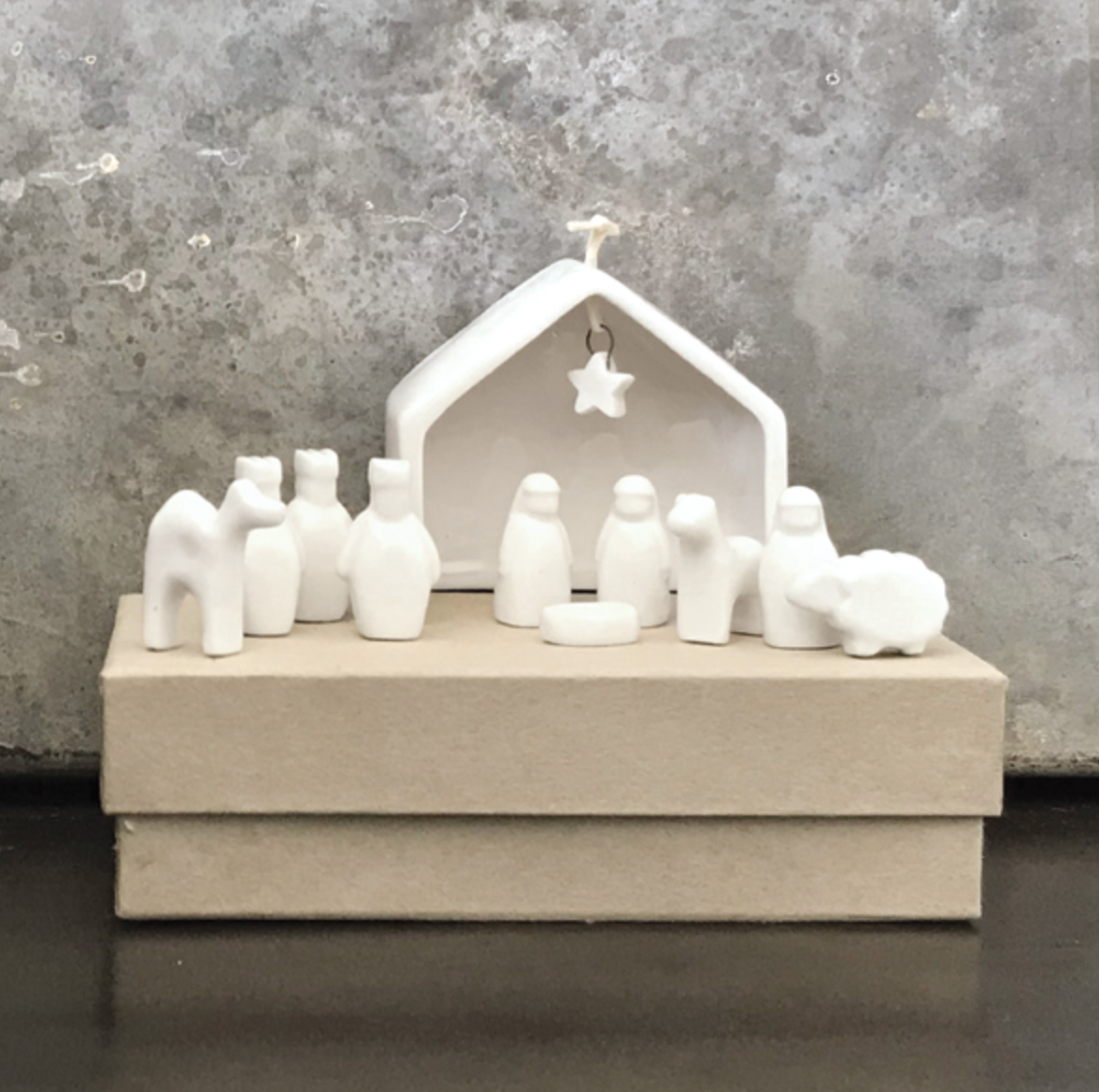 Porcelain Nativity Set
