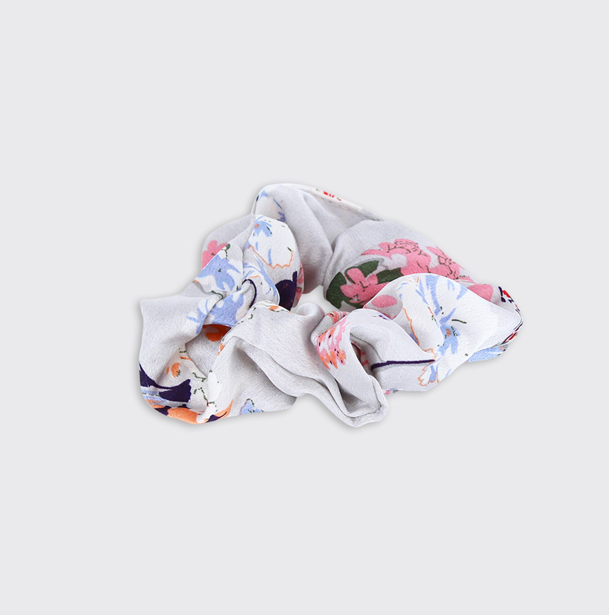 Grey Kiku Scrunchie