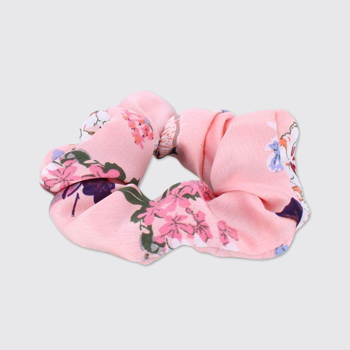 Pink Kiku Scrunchie