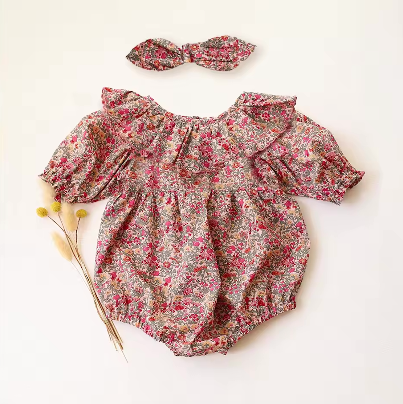 Peony Romper and Headband