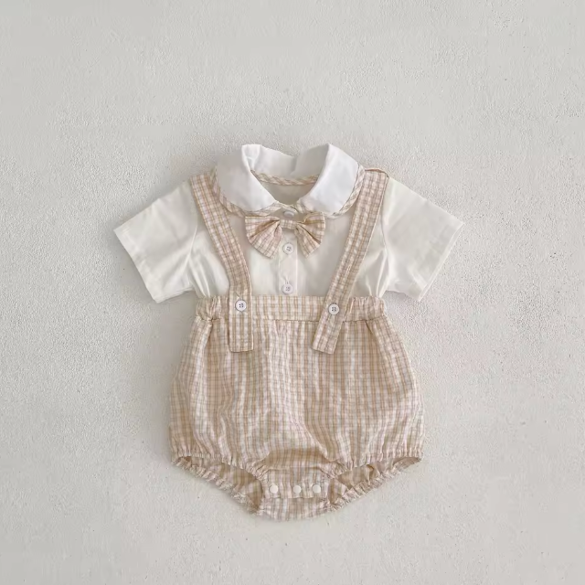 Berty Romper and Bow Tie