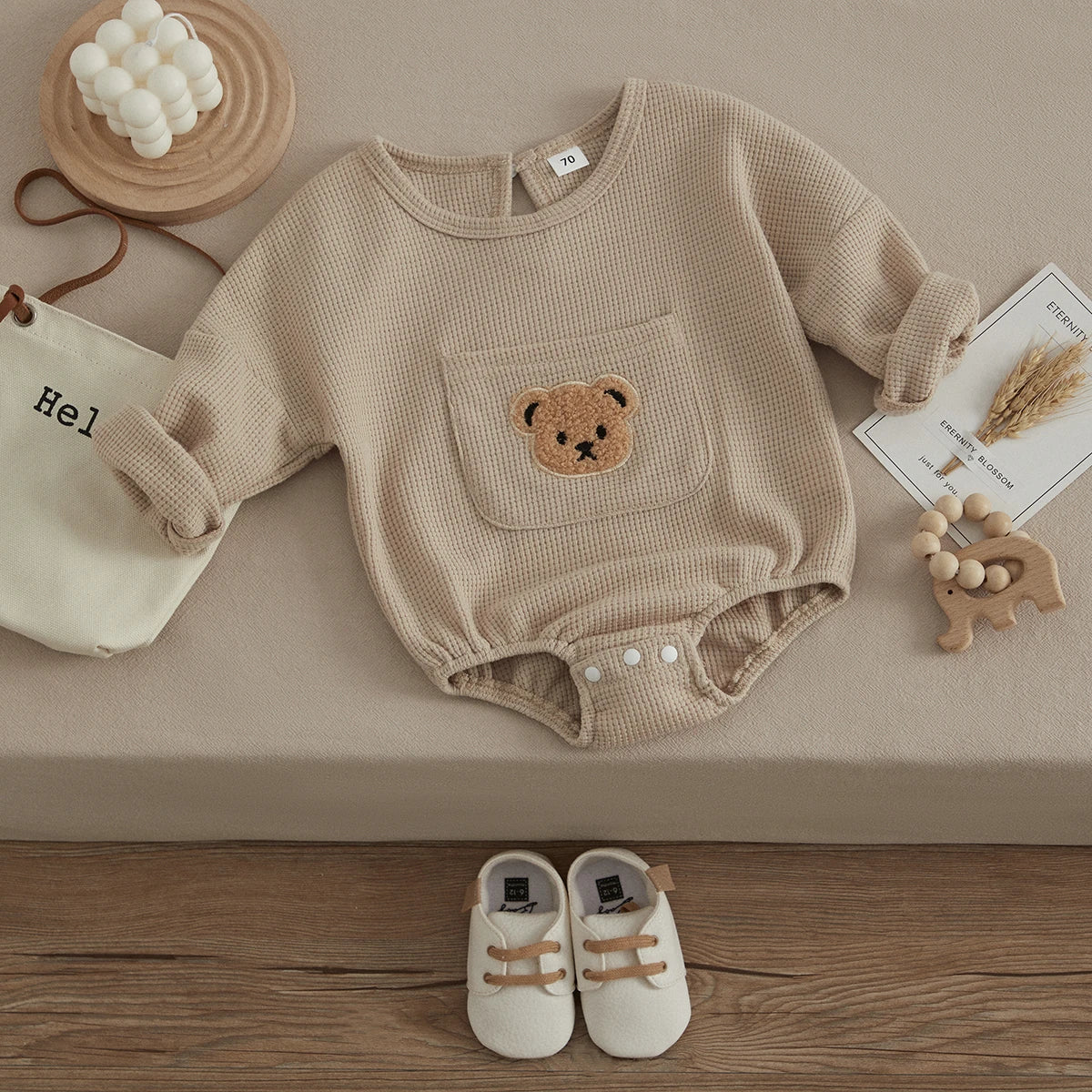 Bear Long Sleeve Romper