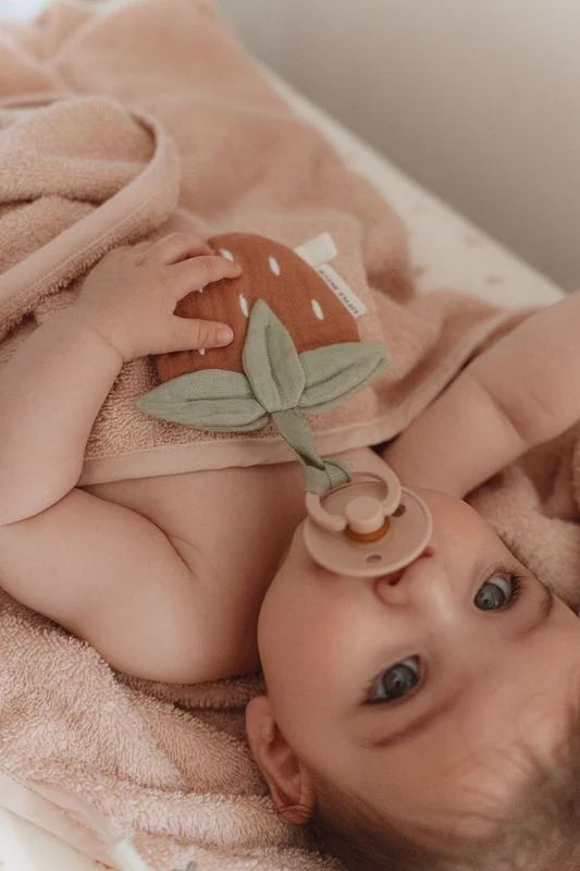 Strawberry Pacifier Cloth Muslin