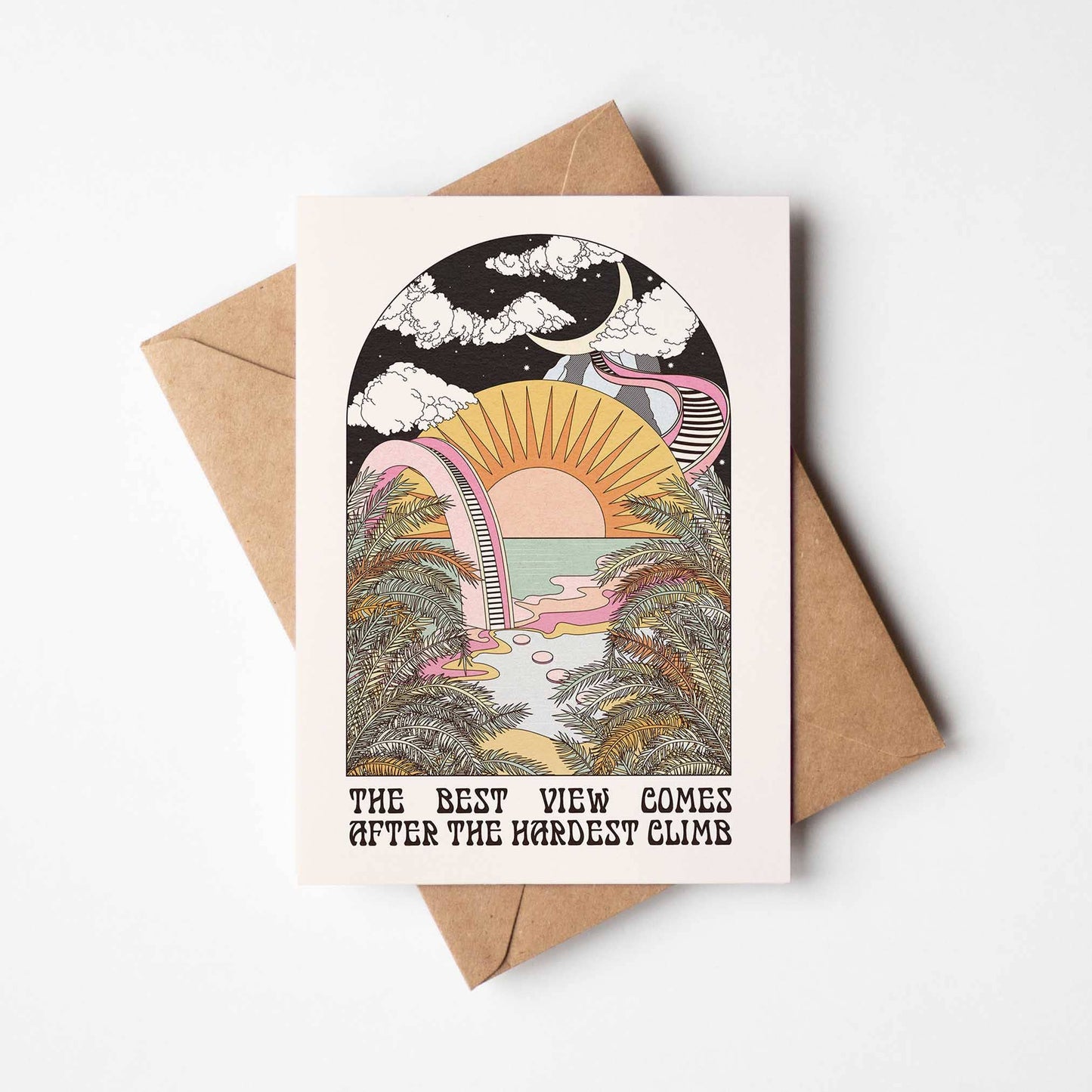 Best View Greetings Card